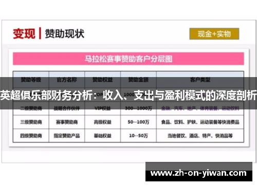 英超俱乐部财务分析：收入、支出与盈利模式的深度剖析